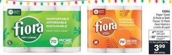 CVS Fiora paper towel 6-pack or bath tissue 12-pack offer
