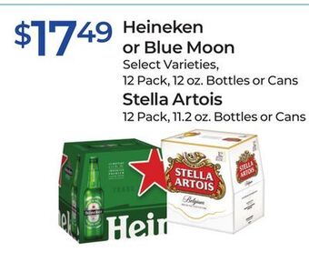 Rite Aid Heineken or blue moon, stella artois offer