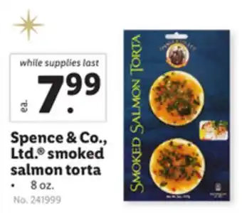 Lidl Spence & co, ltd smoked salmon torta offer