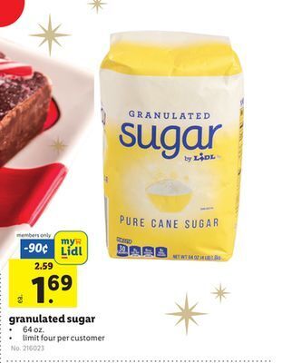 Lidl Granulated sugar offer