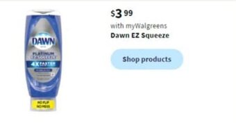 Walgreens Dawn EZ Squeeze offer
