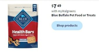 Walgreens Blue Buffalo Pet Food or Treats offer