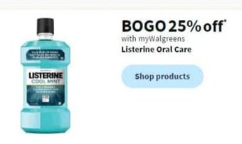 Walgreens Listerine Oral Care offer