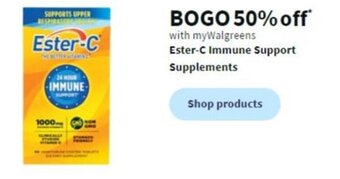 Walgreens Ester-C Immune Support Supplements offer