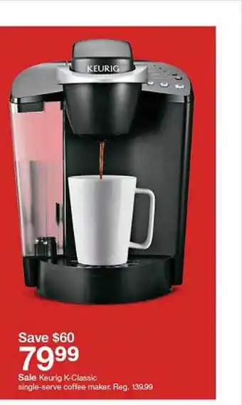 Target Keurig k-classic offer