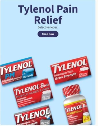 Walgreens Tylenol Pain relief offer