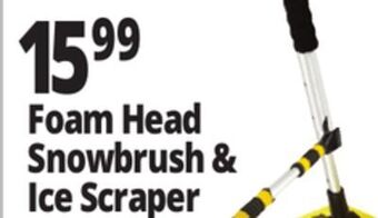 Ocean State Job Lot Foam head snowbrush & ice scraper offer