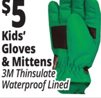 Ocean State Job Lot Kids' gloves & mittens offer