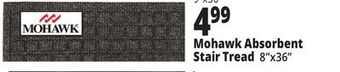 Ocean State Job Lot Mohawk absorbent stair tread offer