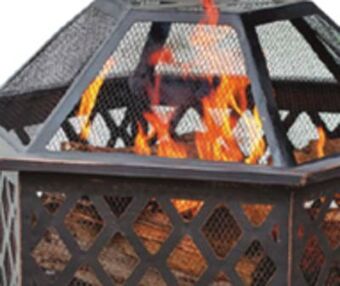 Ocean State Job Lot 27.5" deep hexagon fire pit offer