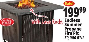 Ocean State Job Lot Endless summer propane fire pit offer