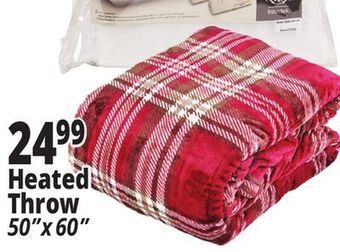 Ocean State Job Lot Heated throw offer