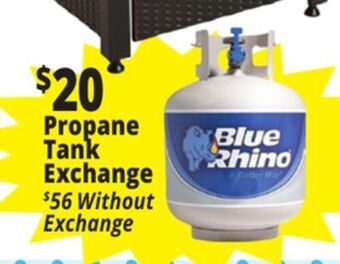 Ocean State Job Lot Propane tank exchange offer