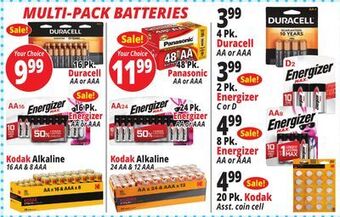 Ocean State Job Lot Multi-pack batteries offer