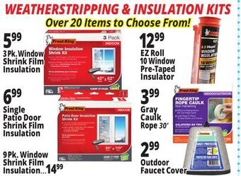 Ocean State Job Lot Weatherstripping & insulation kits offer