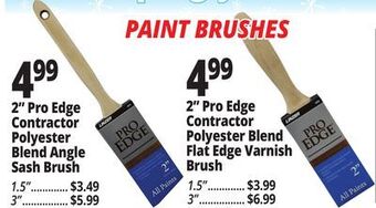 Ocean State Job Lot Paint brushes offer