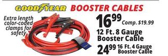 Ocean State Job Lot Booster cables offer