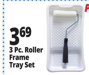 Ocean State Job Lot 3 pc. roller frame tray set offer