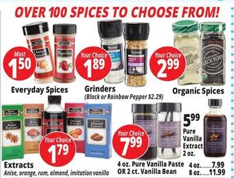 Ocean State Job Lot Over 100 spices to choose from! offer