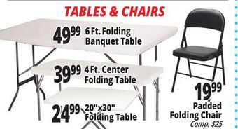 Ocean State Job Lot Tables & chairs offer