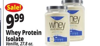 Ocean State Job Lot Whey protein isolate offer