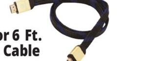 Ocean State Job Lot 3 ft. or 6 ft. hdmi cable offer