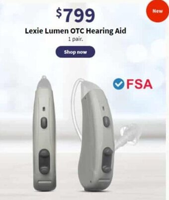 Walgreens Lexie Lumen OTC Hearing Aid offer