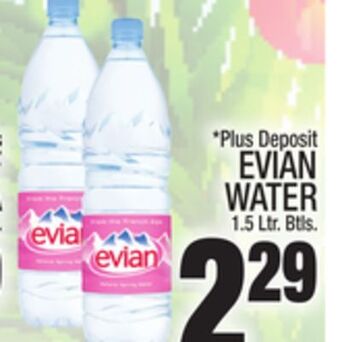 C Town Evian water offer