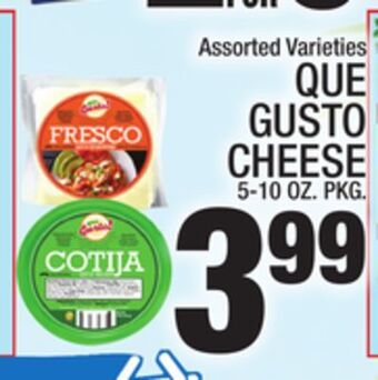C Town Que gusto cheese offer