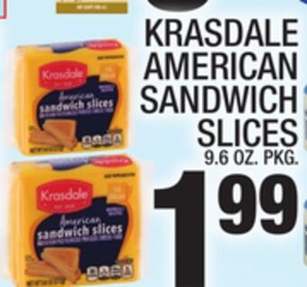 C Town Krasdale american sandwich slices offer
