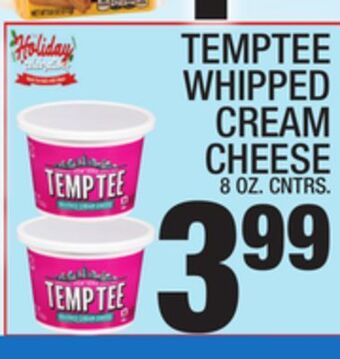 C Town Temptee whipped cream cheese offer