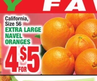 C Town Extra large navel oranges offer