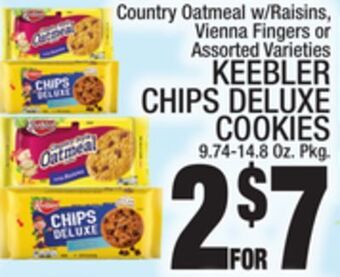 C Town Keebler chips deluxe cookies offer