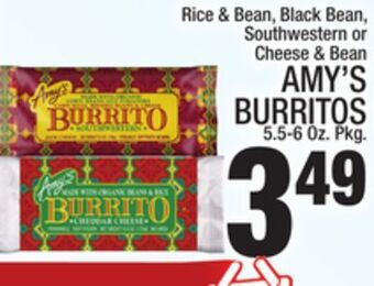 C Town Amy's burritos offer