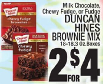 C Town Duncan hines brownie mix offer