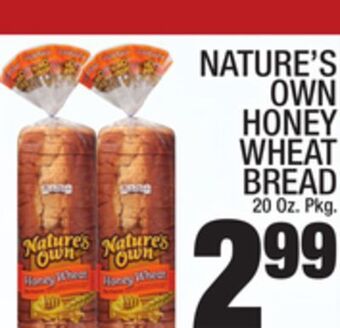 C Town Nature's own honey wheat bread offer