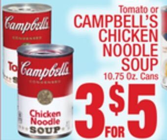 C Town Campbell's chicken noodle soup offer