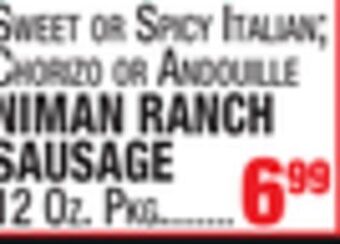 C Town Niman ranch sausage offer