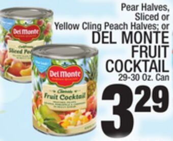 C Town Del monte fruit cocktail offer