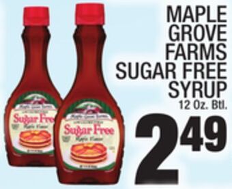 C Town Maple grove farms sugar free syrup offer