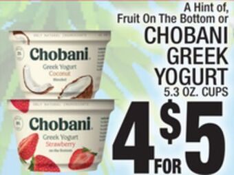 C Town Chobani greek yogurt offer