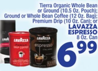 Bravo Supermarkets Lavazza espresso 8 oz. can offer