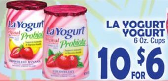 Bravo Supermarkets La yogurt yogurt offer