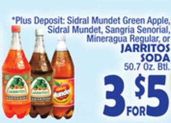 Bravo Supermarkets Jarritos soda offer