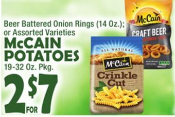 Bravo Supermarkets Mccain potatoes 19-32 oz. pkg offer