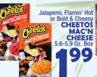Bravo Supermarkets Cheetos mac'n cheese offer