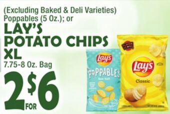 Bravo Supermarkets Lay's potato chips xl offer