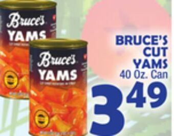 Bravo Supermarkets Bruce's cut yams offer