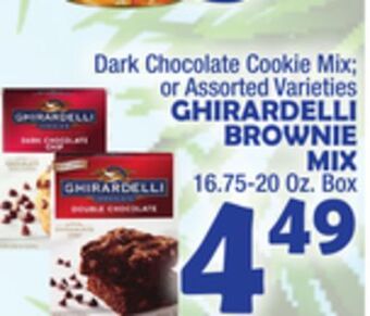 Bravo Supermarkets Ghirardelli brownie mix offer