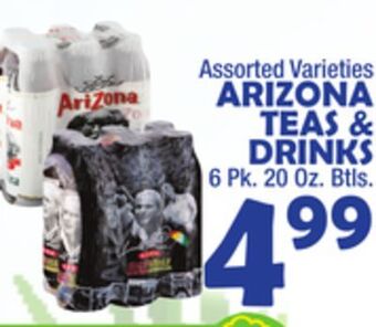 Bravo Supermarkets Arizona teas & drinks offer